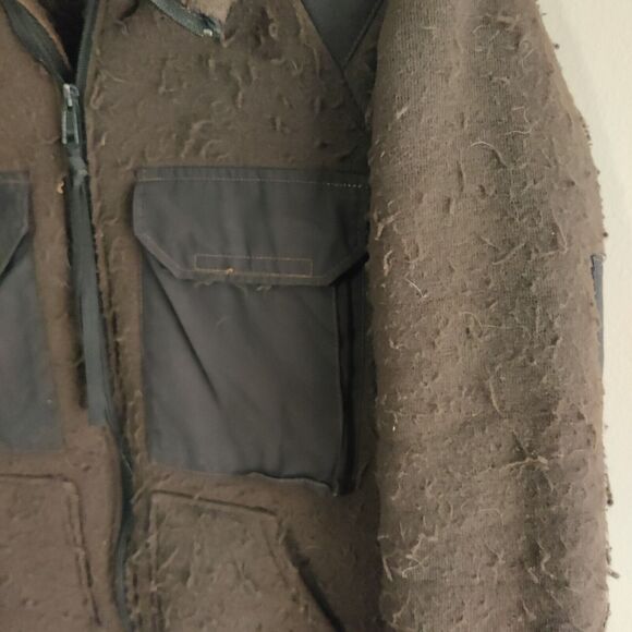 US.ARMY DLA100-90-C-0376 Jacket Coat Mens Size Small Brown Black Full Zip - Picture 4 of 8